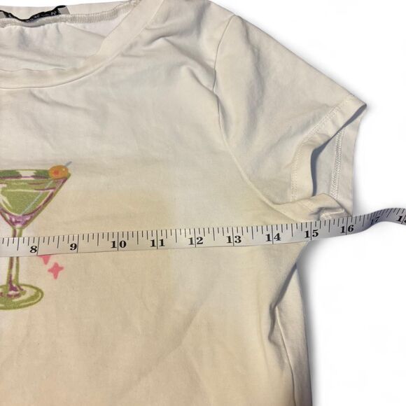 Y2k 2000’s Pastel Martini Baby Tee - Picture 4 of 5